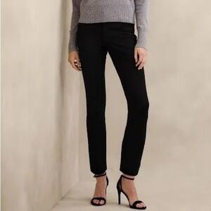 BANANA REPUBLIC Black Sloan Pant Straight-leg 12
